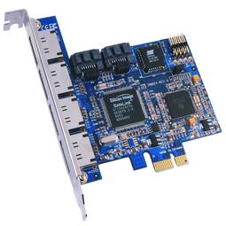 Adapter PCI Express to SATA (2 + 4 INT EXT)