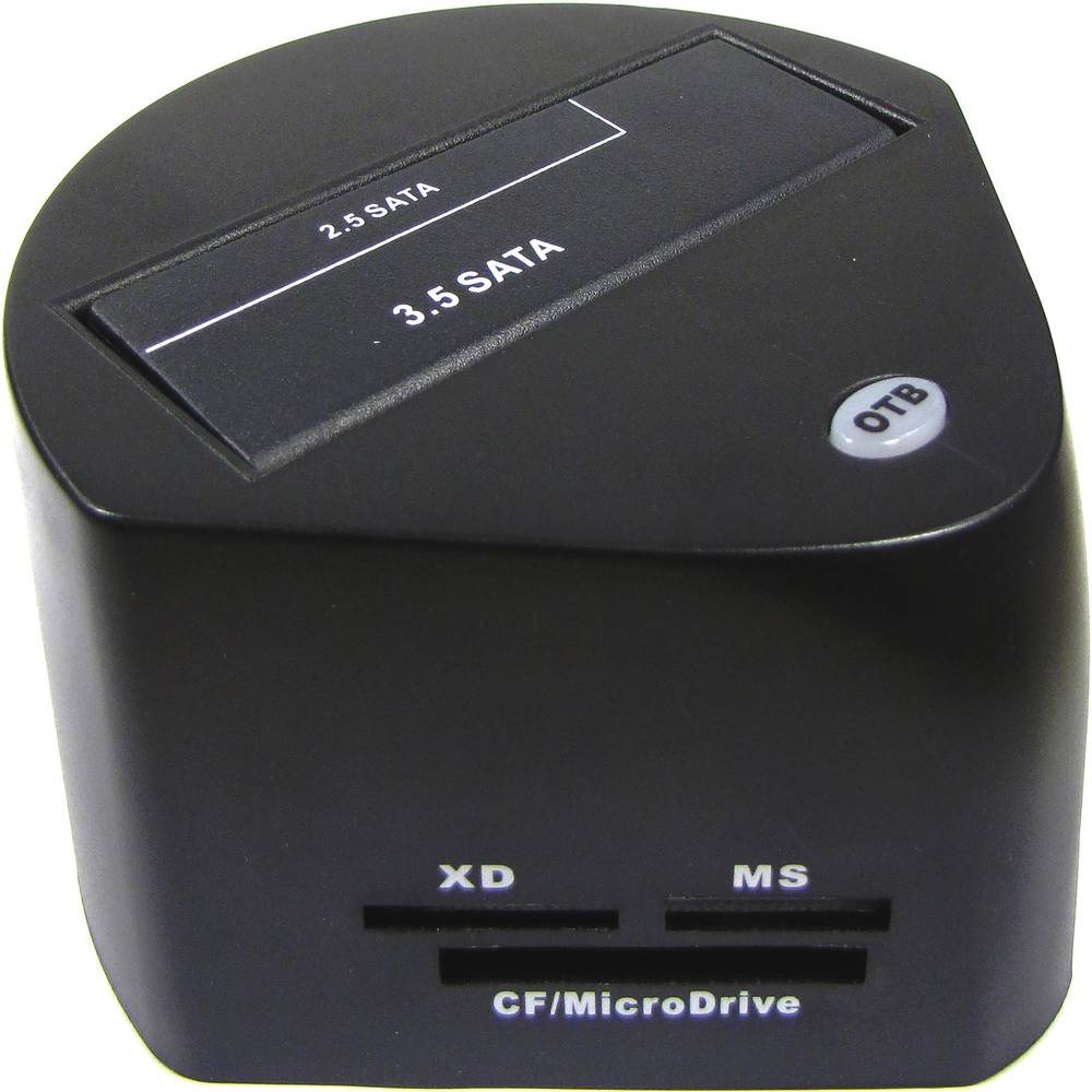Docking Station SATA-HDD naar USB (HDD + USB-Hub + Geheugenkaart)