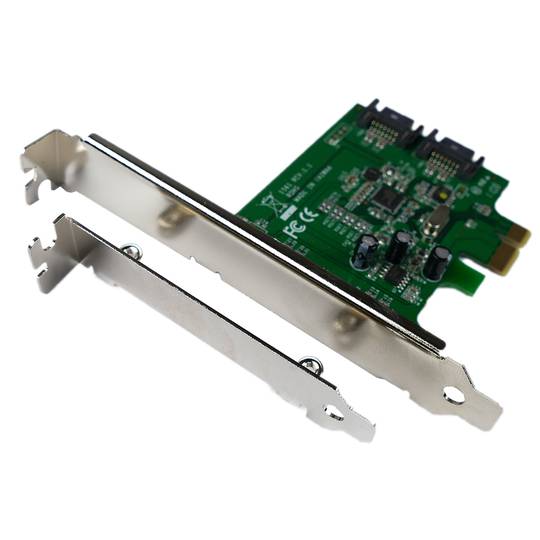 Adapter PCI-Express na SATA3 6 Gb / s z 2 wewnętrznymi portami