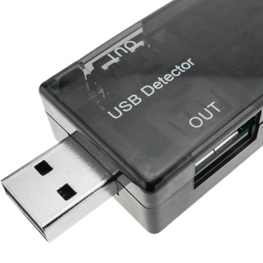 Voltímetro Amperímetro y nivel de carga USB con visores de 3 dígitos