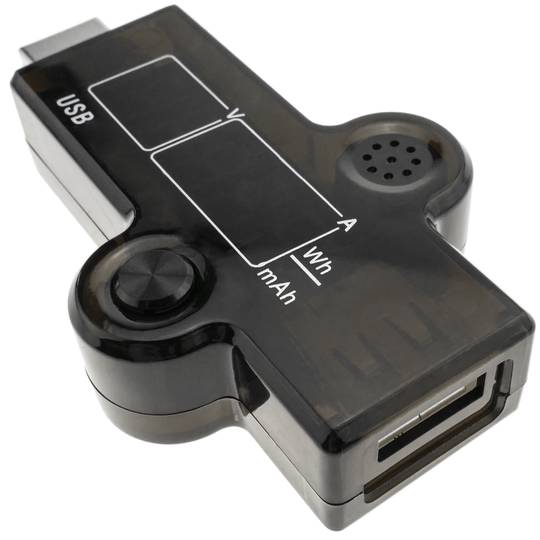 Voltmeter und Ladezustand USB mit 3-stelligem Sucher