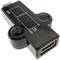 Voltmeter und Ladezustand USB mit 3-stelligem Sucher