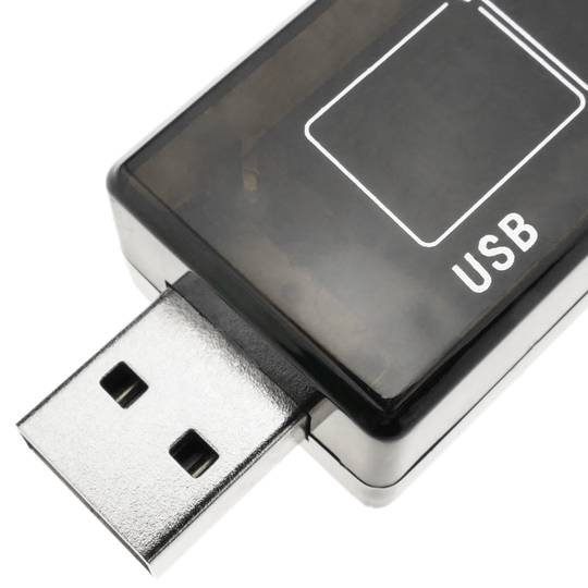 Voltmeter und Ladezustand USB mit 3-stelligem Sucher
