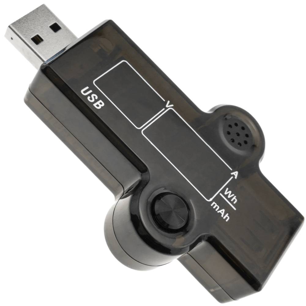 Voltmeter und Ladezustand USB mit 3-stelligem Sucher