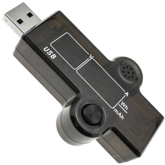 Voltmeter und Ladezustand USB mit 3-stelligem Sucher