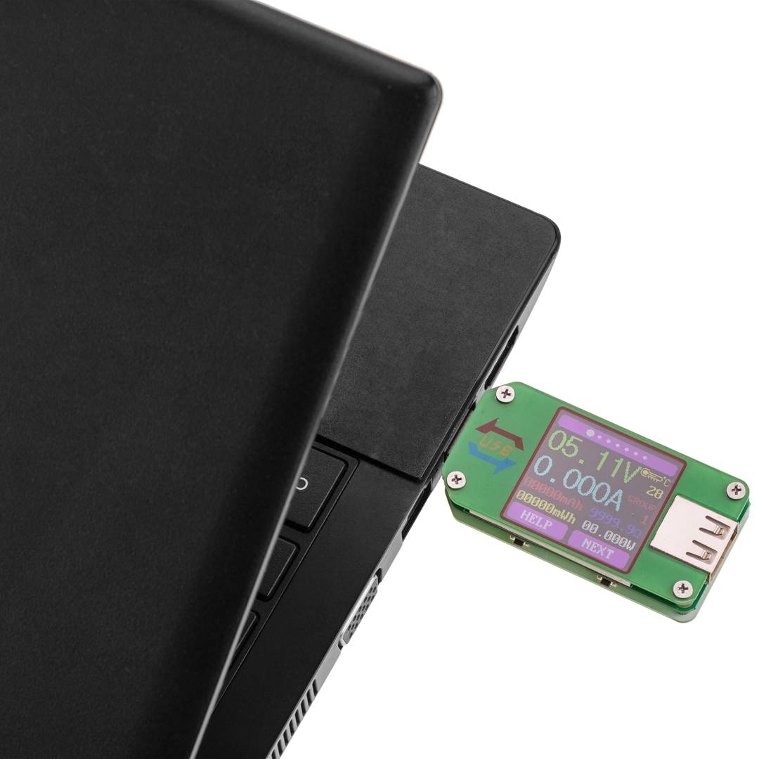 UM24 Digital-Amperemeter-Multimeter für USB-Anschlüsse mit Spannungs- und Stromstärkemessung