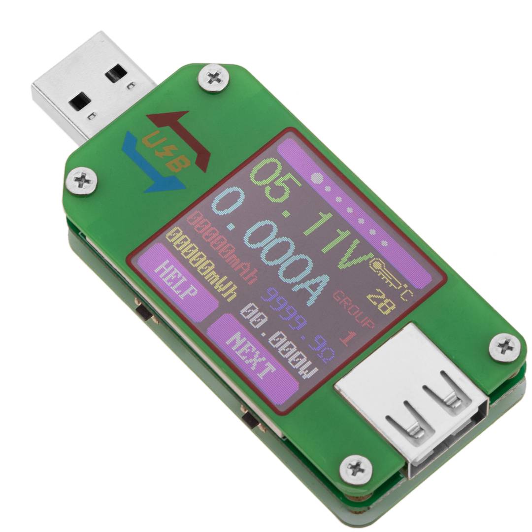 Montloxs Multi-funcional USB Voltaje Voltaje Actual Medidor de potencia Voltímetro Amperímetro 