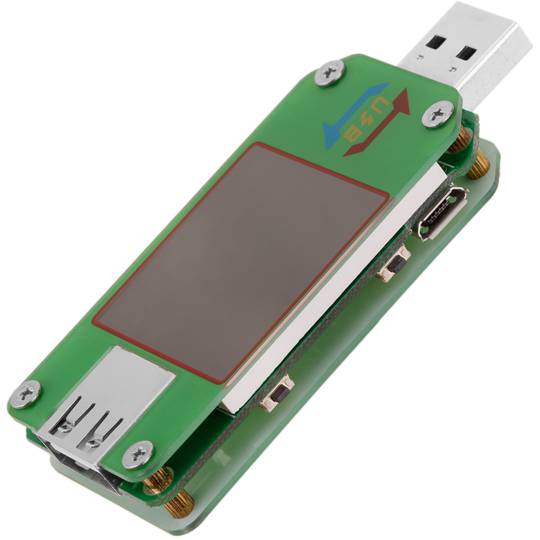 UM24 für APP USB 2.0 Typ C LCD Voltmeter Amperemeter Spannungsstrommesser 