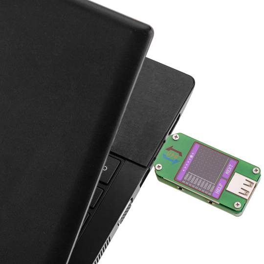 Multímetro amperímetro digital UM24C Bluetooth para portas USB com medição de tensão e amperagem