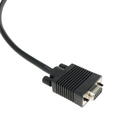 Cable DVI-I hembra a VGA hembra de 1,8 m