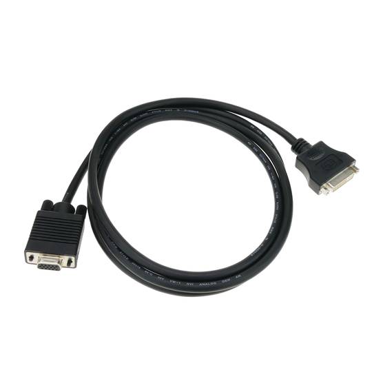 Cable DVI-I hembra a VGA hembra de 1,8 m