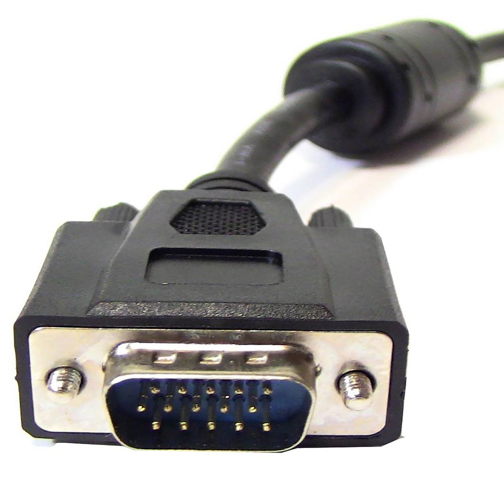 Kabel DVI-I męski 3 m na męski VGA