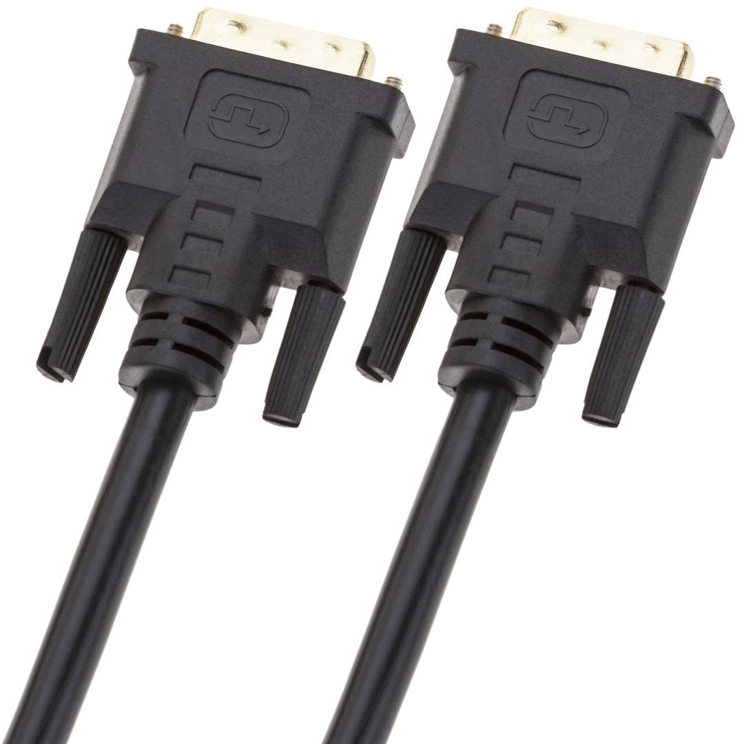 Kabel DVI-D mannelijk naar DVI-D mannelijk 1,8 m dual link