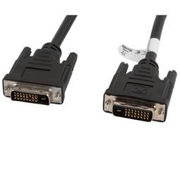 Cable Lanberg CA-DVID-10CC-0018-BK DVI-D 24+1 mascle a DVI-D mascle dual link 1.8m negre