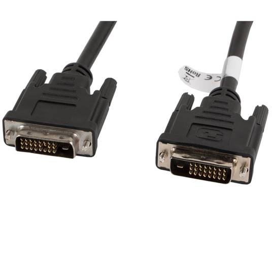 Lanberg cable CA-DVID-10CC-0030-BK DVI-D 24+1 male to DVI-D male dual link 3m black