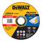 Disco de corte rápido Dewalt DT43909-QZ 230x1.9x22, 23mm profissional em aço inoxidável