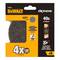 Lot de 5 papiers de verre grain 40 125 mm pour ponceuses orbitales aléatoires DeWalt DTM8671-QZ