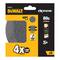 DeWalt DTM3103-QZ 5er-Pack Schleifpapier mit 125 mm Maschenweite für Exzenterschleifer mit 80er Körnung