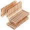 Pack de 48 unidades pinza de madera para colgar ropa 7 cm