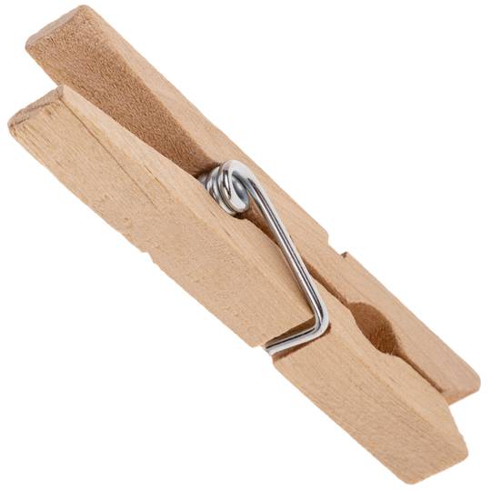 Pack de 48 unidades pinza de madera para colgar ropa 7 cm