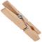 Pack de 48 unidades pinza de madera para colgar ropa 7 cm