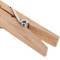 Pack de 48 unidades pinza de madera para colgar ropa 7 cm