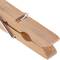Pack de 48 unidades pinza de madera para colgar ropa 7 cm