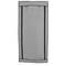 Fabric wardrobe for clothes storage and organiser 70 x 45 x 155 cm gray with roll-up door
