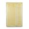 Kledingkast kast kast verwijderbare stof 110 x 45 x 175 cm dubbel beige met roldeuren