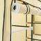 Garderobe Stoffschrank Faltschrank Kleiderschrank 150 x 45 x 175 cm beige mit 3 Rolltore