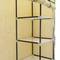 Garderobe Stoffschrank Faltschrank Kleiderschrank 150 x 45 x 175 cm beige mit 3 Rolltore