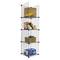 Armadio guardaroba scaffale modulare di 4 cubi 35x35cm metallo nero