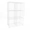 Modular shelving closet storage organizing 6 metal cube 35x35cm white
