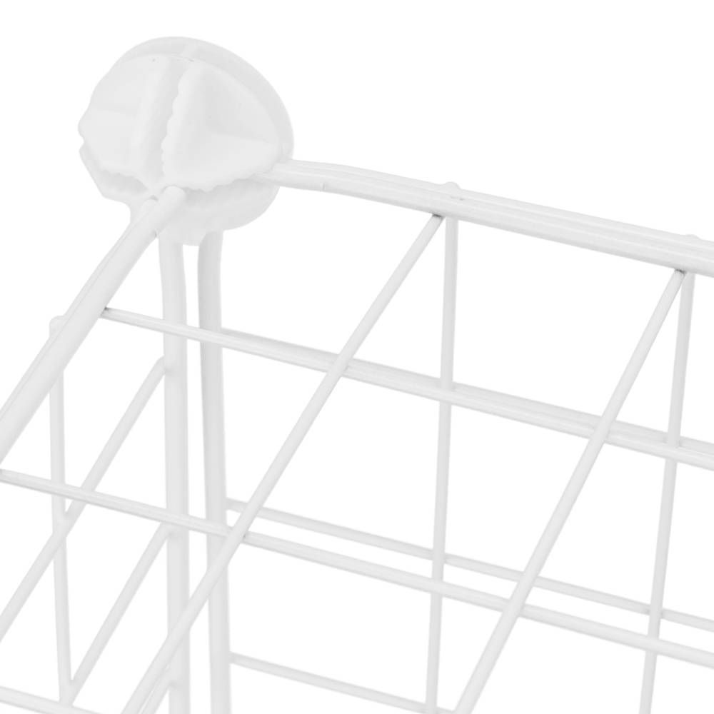 Armadio guardaroba scaffale modulare di 9 cubi 35x35cm metallo bianco