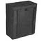 Garderobe und Schuhe Stoffschrank Faltschrank Kleiderschrank 60 x 30 x 72 cm schwarz mit Rolltore