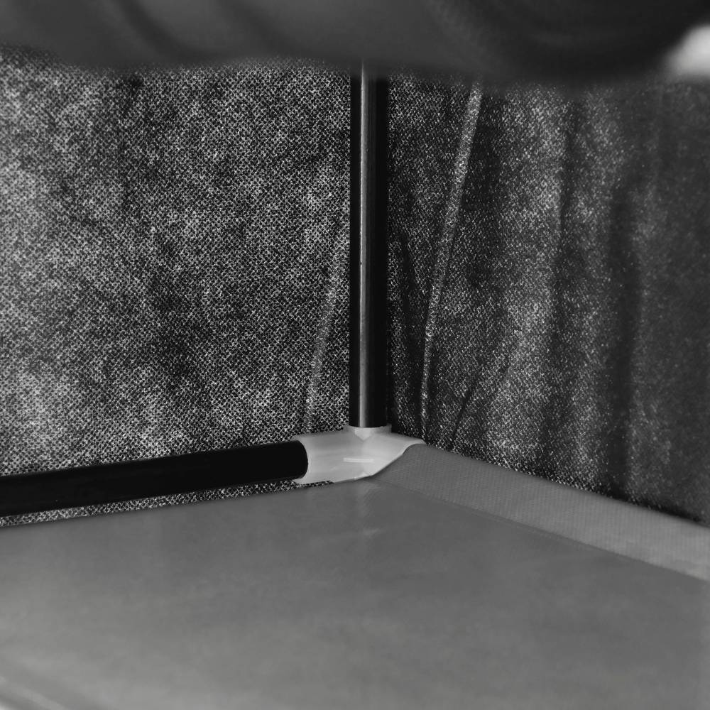 Armario ropero y zapatero de tela desmontable 60 x 30 x 93 cm negro con puerta enrollable