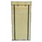 Garderobe und Schuhe Stoffschrank Faltschrank Kleiderschrank 60 x 30 x 128 cm beige mit Rolltore