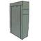 Garderobe und Schuhe Stoffschrank Faltschrank Kleiderschrank 60 x 30 x 128 cm grau mit Rolltore