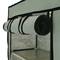 Garderobe und Schuhe Stoffschrank Faltschrank Kleiderschrank 60 x 30 x 128 cm grau mit Rolltore