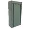 Garderobe und Schuhe Stoffschrank Faltschrank Kleiderschrank 60 x 30 x 128 cm grau mit Rolltore