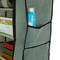 Garderobe und Schuhe Stoffschrank Faltschrank Kleiderschrank 60 x 30 x 128 cm grau mit Rolltore