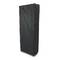 Garderobe und Schuhe Stoffschrank Faltschrank Kleiderschrank 60 x 30 x 160 cm schwarz mit Rolltore