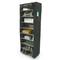 Garderobe und Schuhe Stoffschrank Faltschrank Kleiderschrank 60 x 30 x 160 cm schwarz mit Rolltore