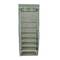 Garderobekast en schoenenrek in afneembare stof 60 x 30 x 160 cm grijs met roldeur