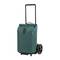 Chariot de courses pliable et étanche en polyester vert 60L