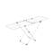 Folding non-slip drying rack with double extensible steel wing