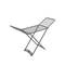 Foldable non-slip drying rack with double wings in gray resin