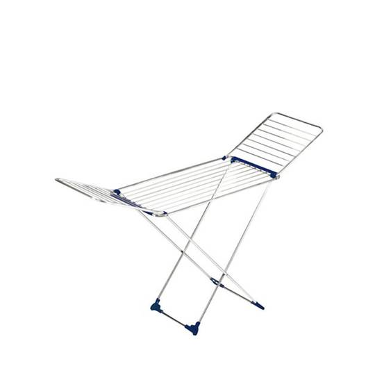 Tendedero plegable antideslizante con doble ala de aluminio