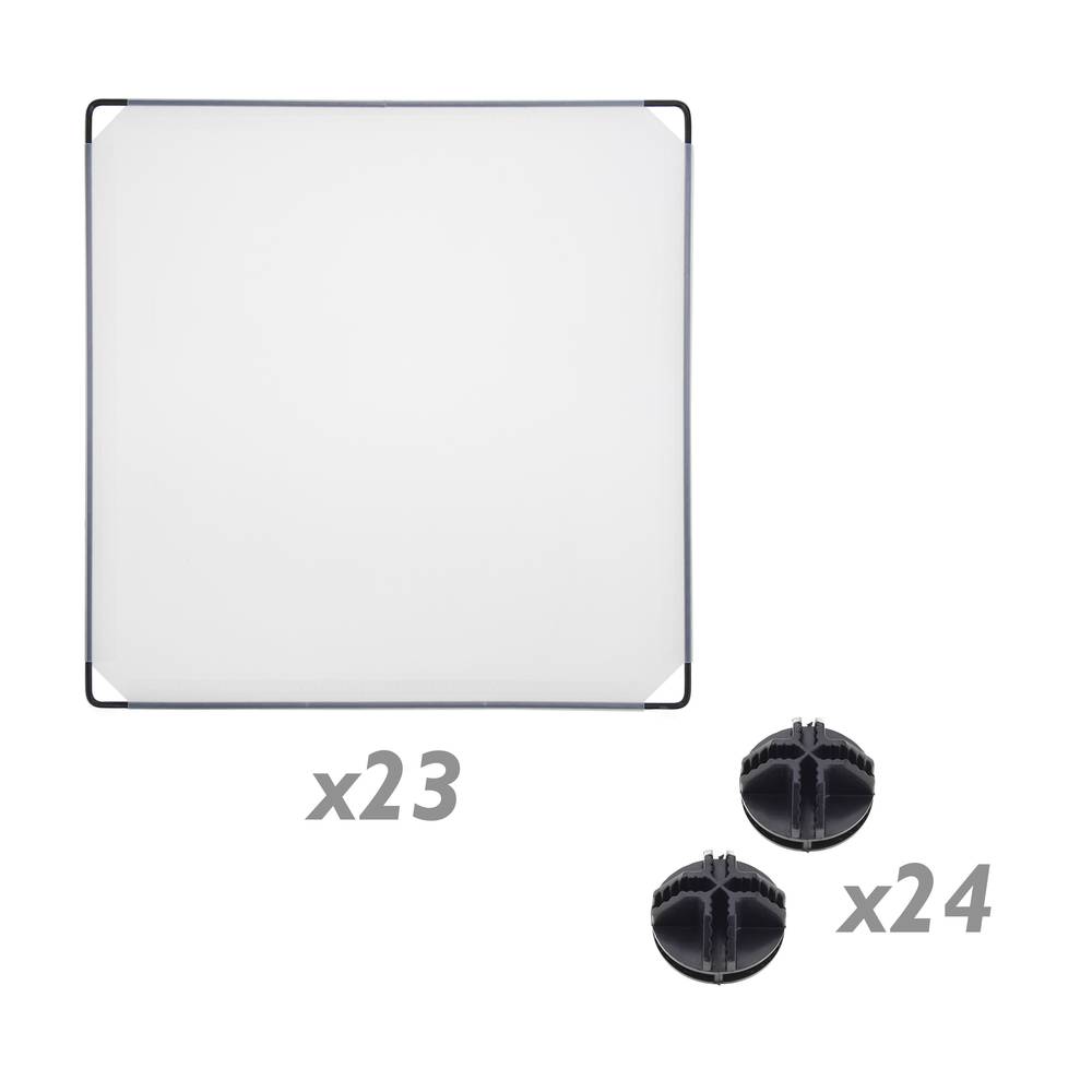 Armadio guardaroba scaffale modulare di 6 cubi 35x35cm bianco