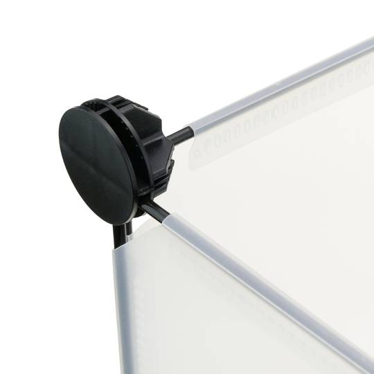 Armoire penderie cabinet etagère de 9 cubes de 35x35cm en plastique blanc